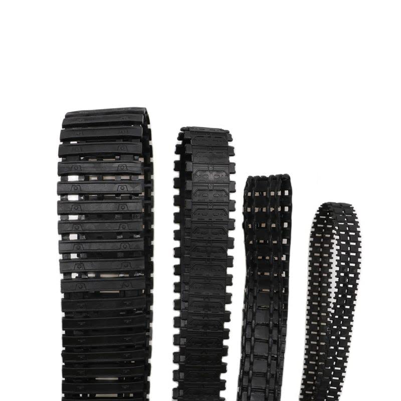 1PCS 36/37/42/57/66cm Closed Rubber Tracks DIY Tank Model Robot Toys Track Tire for RC Crawler Tracked Vehicle Tyre Accessories(F 57x4.2cm)