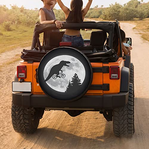Image of Delerain Dinosaur Spare Tire Covers for RV Trailer SUV Truck and Many Vehicle, Wheel Covers Sun Protector Waterproof (16 Inch for Diameter 29 inch-31 inch)