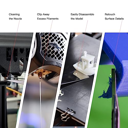 Image of Creality 3D Printer Tool Box Kit, 35Pcs Case Includes 18 Types of Tools Screwdriver /Wrench /Pliers /Needle /SD Reader 3D Printing ABS Storage Toolbox Set for Cleaning Finishing Printing