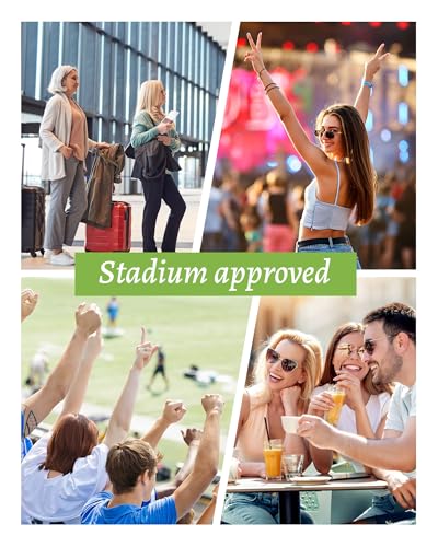 Image of FANGSUN Clear Purse for Women, Clear Crossbody Bag Stadium Approved, Small Transparent Handbag for Concert Event Festival