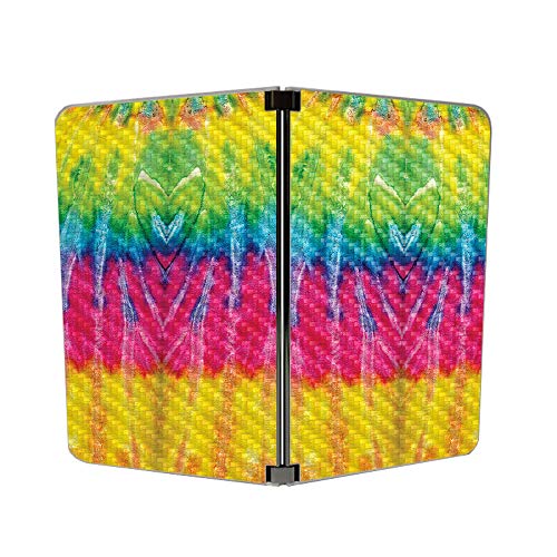 Image of MIGHTY SKINS MightySkins Carbon Fiber Skin for Microsoft Surface Duo - Tie Dye 2 | Protective, Durable Textured Carbon Fiber Finish | Easy to Apply, Remove, and Change Styles | Made in The USA