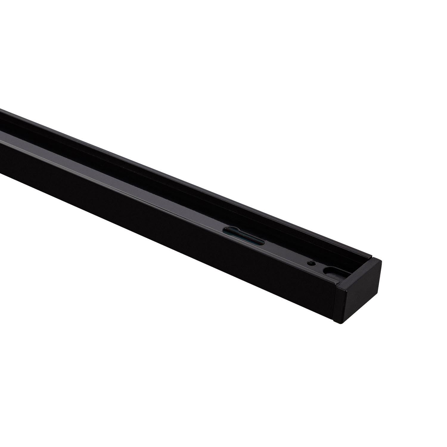 LEDKIA LIGHTING Carril Monofásico Aluminio para Focos LED 2 Metros Negro