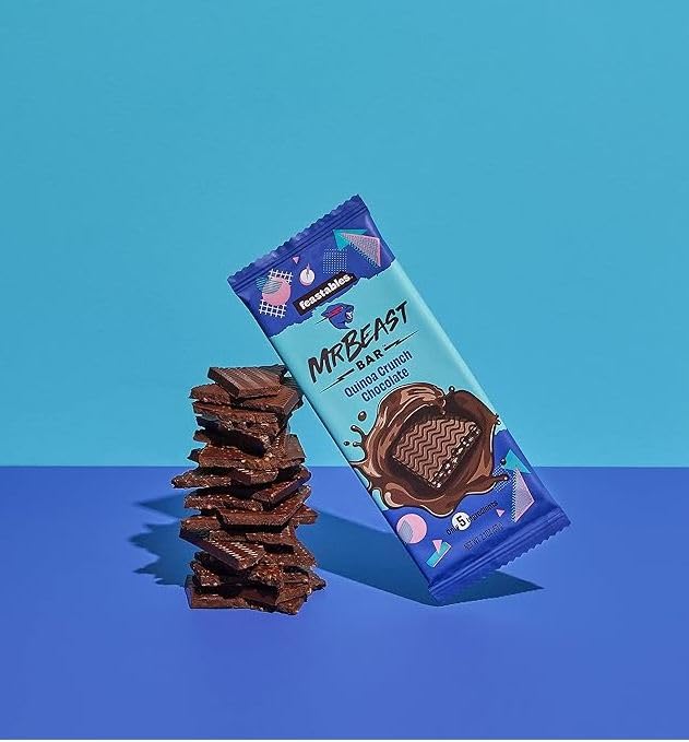 Miniatura 6 de Mr Beast Exclusivo Edición Limitada Quinoa Crunch 10 Pack