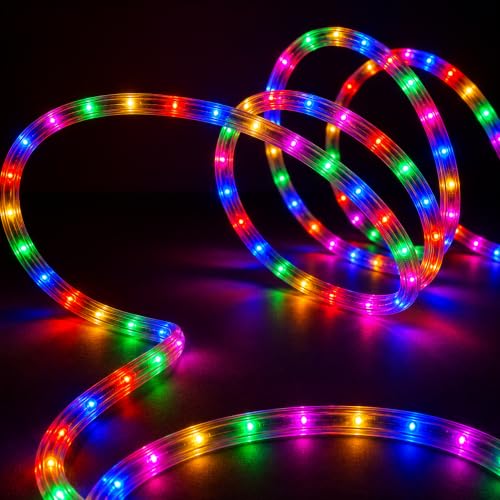 Image of MoonlitDreams LED Rope Light 30 Meter Multicolour, Waterproof SMD Decorative Strip Light for Ceiling, Cove Lighting, Balcony, Diwali, Festival & Indoor Outdoor Decor