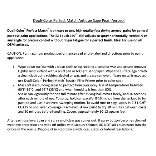 Image of Dupli-Color Antique Sage Pearl Toyota Exact-Match Automotive Paint - Aerosol, 8 oz.