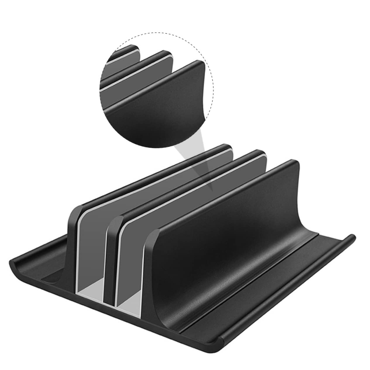 jojofuny Supporto Verticale Per Laptop Lega Di Alluminio Raffreddamento Efficiente e Salvaspazio Per Scrivania Per Notebook Portatili e Ottimizzazione Del Desktop