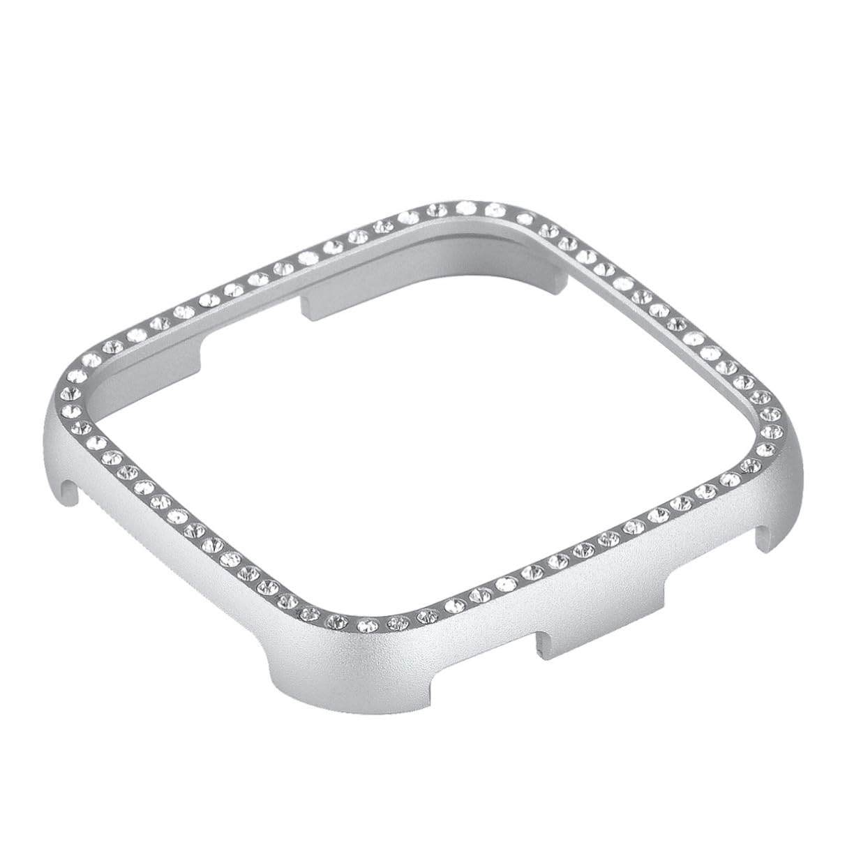 ULDIGI Silver Inlaid Protective Case for Smart Watch Shell Drop Resistant Stainless Steel Frame Cover Scratch Watch Accessory