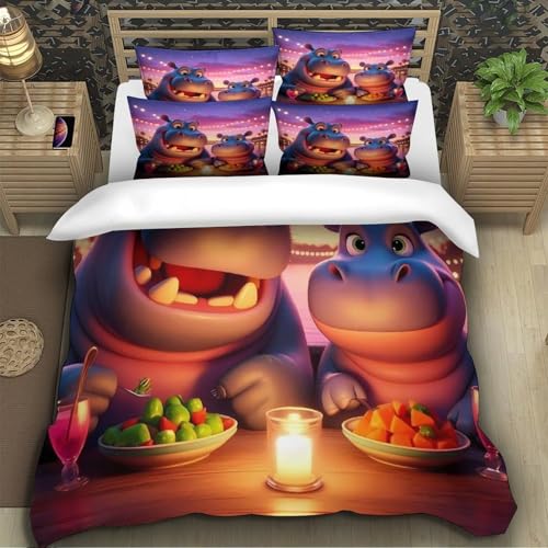 Linge de lit camping-car impression 3D en microfibre douce avec fermeture éclair invisible - 5