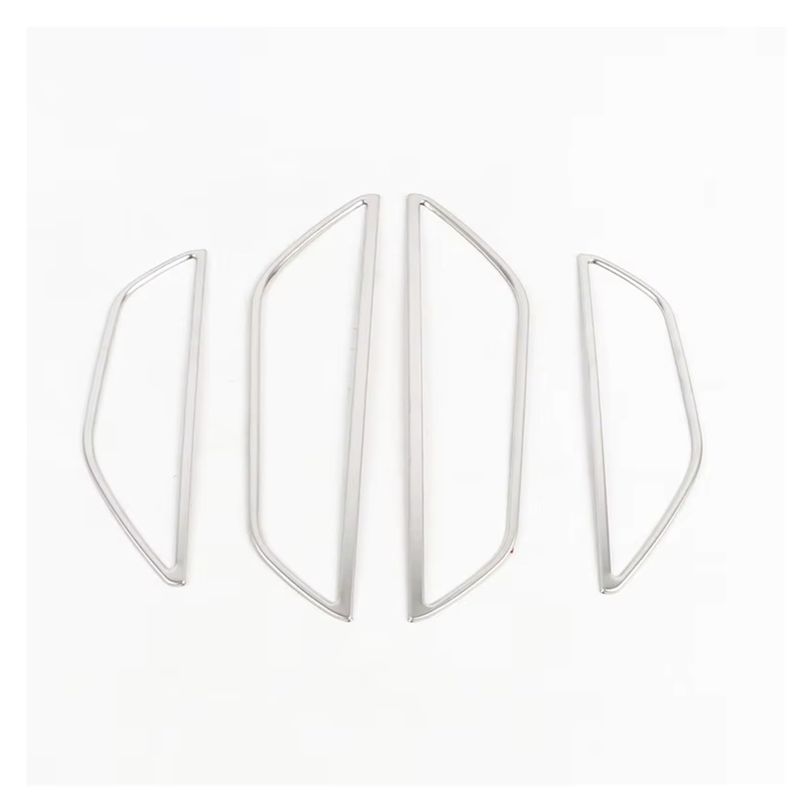 Fgghdr Silver For Q3 2019 2020 2021 2022 Car Styling Door Audio Speaker Decorative Frame Stickers Stainless Steel Interior Trim Strips Interior Cover Trim