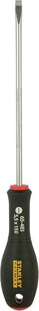 Stanley 0-65-483 Fat Max Screwdriver Flared 5.5X150Mm-Black And Red
