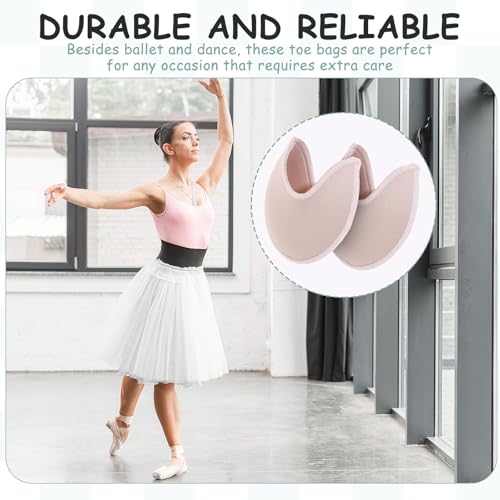 Image of 1 Pair Soft Ballet Toe Pads Foot Care Toe 3.54 x 3.15inch High Heels Toes Caps Toes Pads for Pointe Shoes,Forefoot Wrap Pad for Women Girls,Half Pad, Sponge Insoles