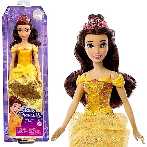 Mattel Disney Princess Belle Doll with Accessories Cover