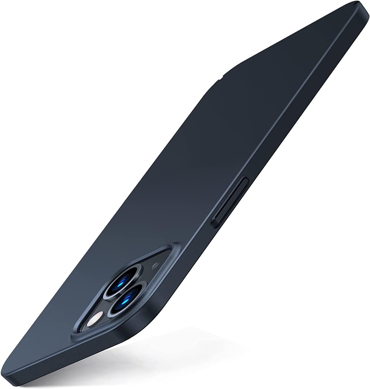 TORRAS Meister der Dünnheit für iPhone 13 Mini Hülle [mit 2 Schutzglas] Rundumschutz Exzellente Samtiger Griff Handyhülle iPhone 13 Mini Case Schutzhülle Slim Schwarz