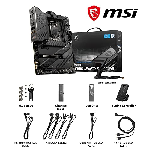 Mb Msi Intel 1200 Meg Z590 Unify x - vue 7