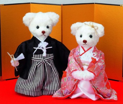 Amazon.co.jp: 金屏風（きんびょうぶ）M和装ウェルカムドール・和風の 