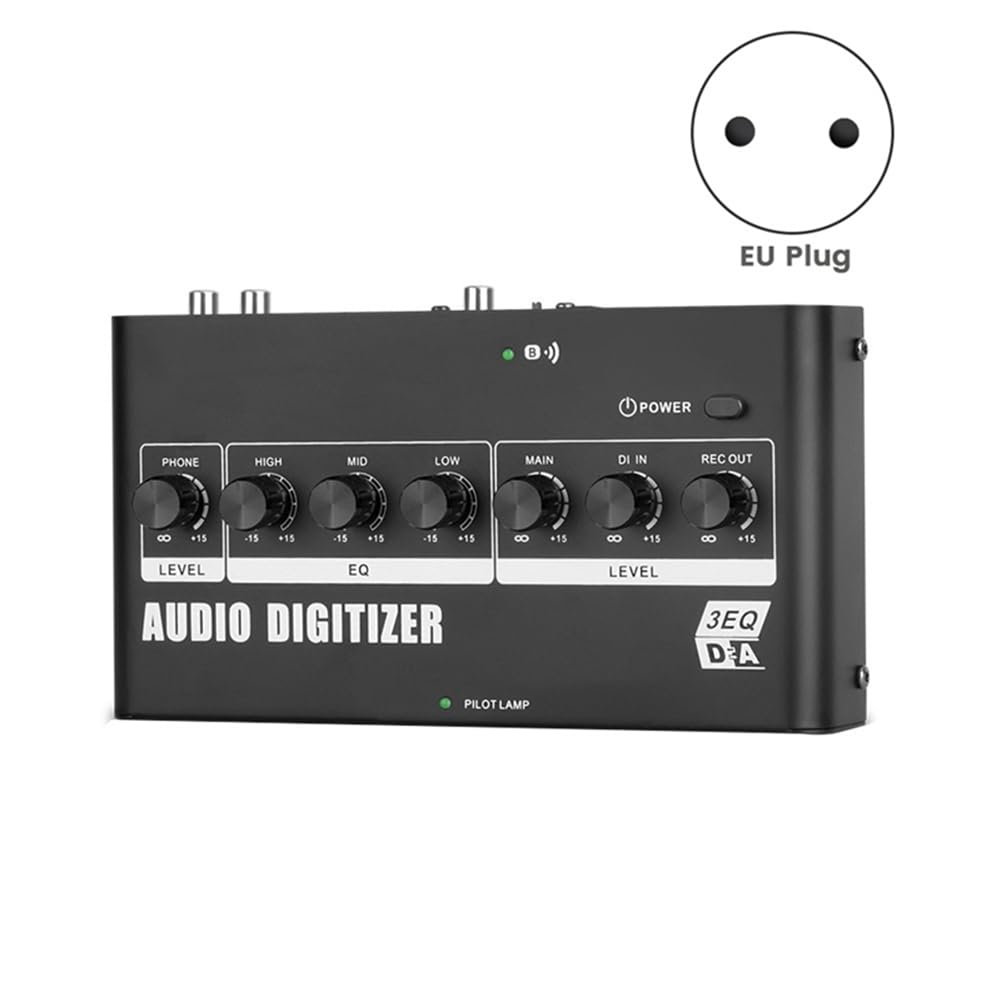 Convertisseur Audio NuméRique vers Analogique Type-C/Bluetooth/Fibre Optique/Connexion Coaxiale Amplificateur Audio Tuning en Direct Prise UE
