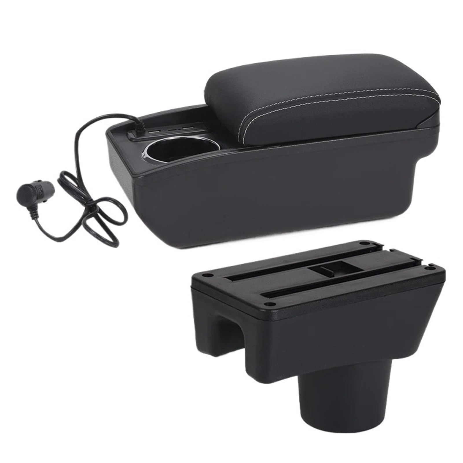Umdjju A3 Fast Charging For Mitsubishi For Attrage For Mirage Armrest Box Car Auto Storage Accessories Car Centre Console Armrest Box(A3 Fast Charging)