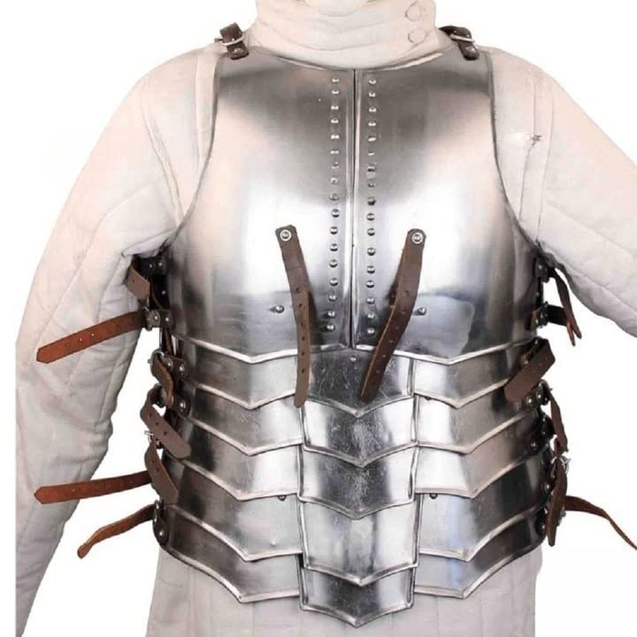 Armor Renaissance Steel Avenger Cuirass M-L Metallic One Size