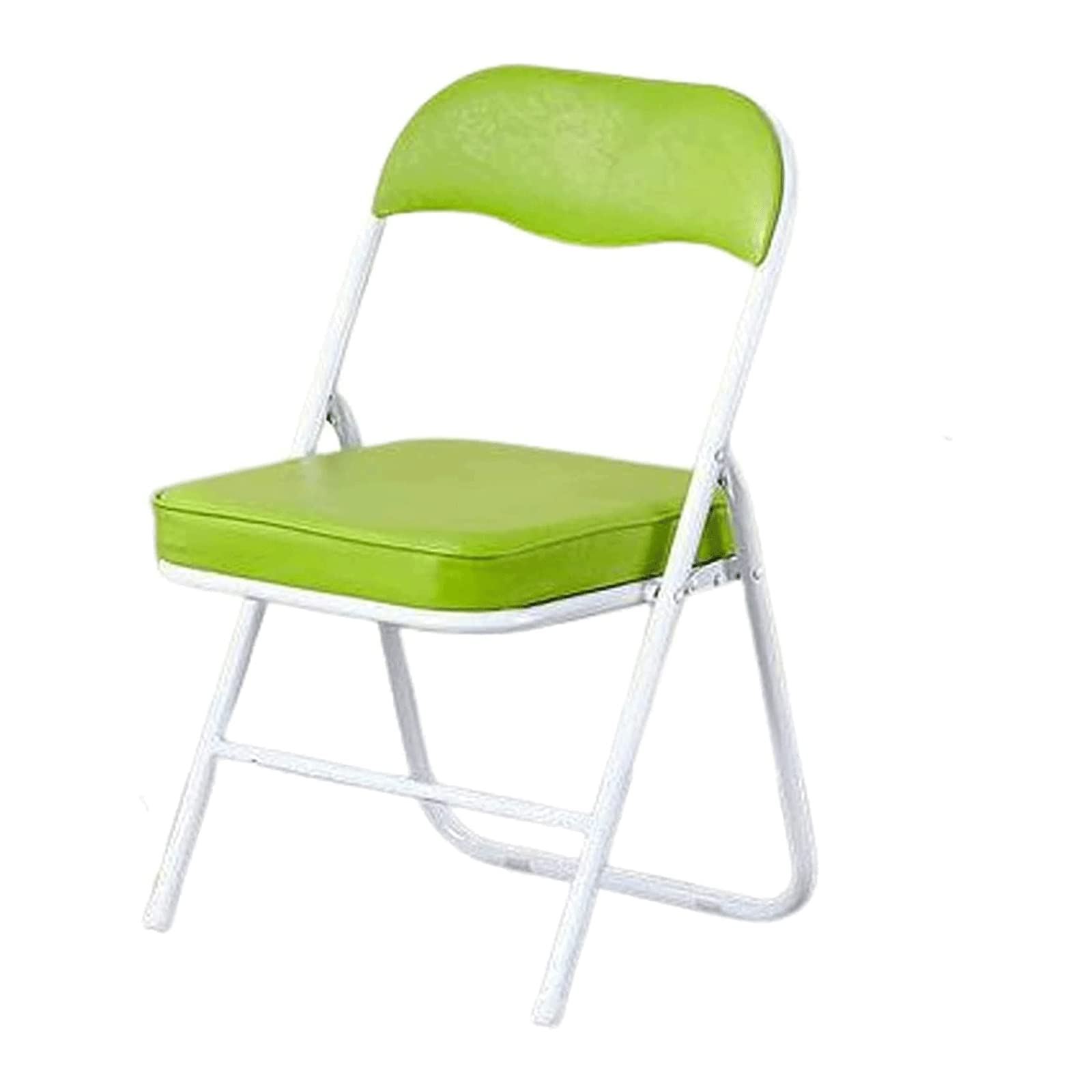 OLOTU gemütlich klappstühle Kreativer Klappstuhl, hochelastisches Kissen, Faltbarer Stuhl, Stuhl mit Lederrücken, nimmt keinen Platz EIN, Aktivitätsstuhl praktisch