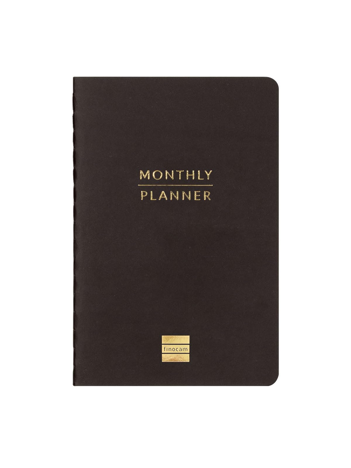 Finocam Haiku Undated Monthly Planner | Monthly View | Black · International - Planner