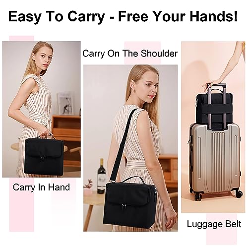 Deciniee DE-018 Large Makeup Carrying Train Case thumb #1