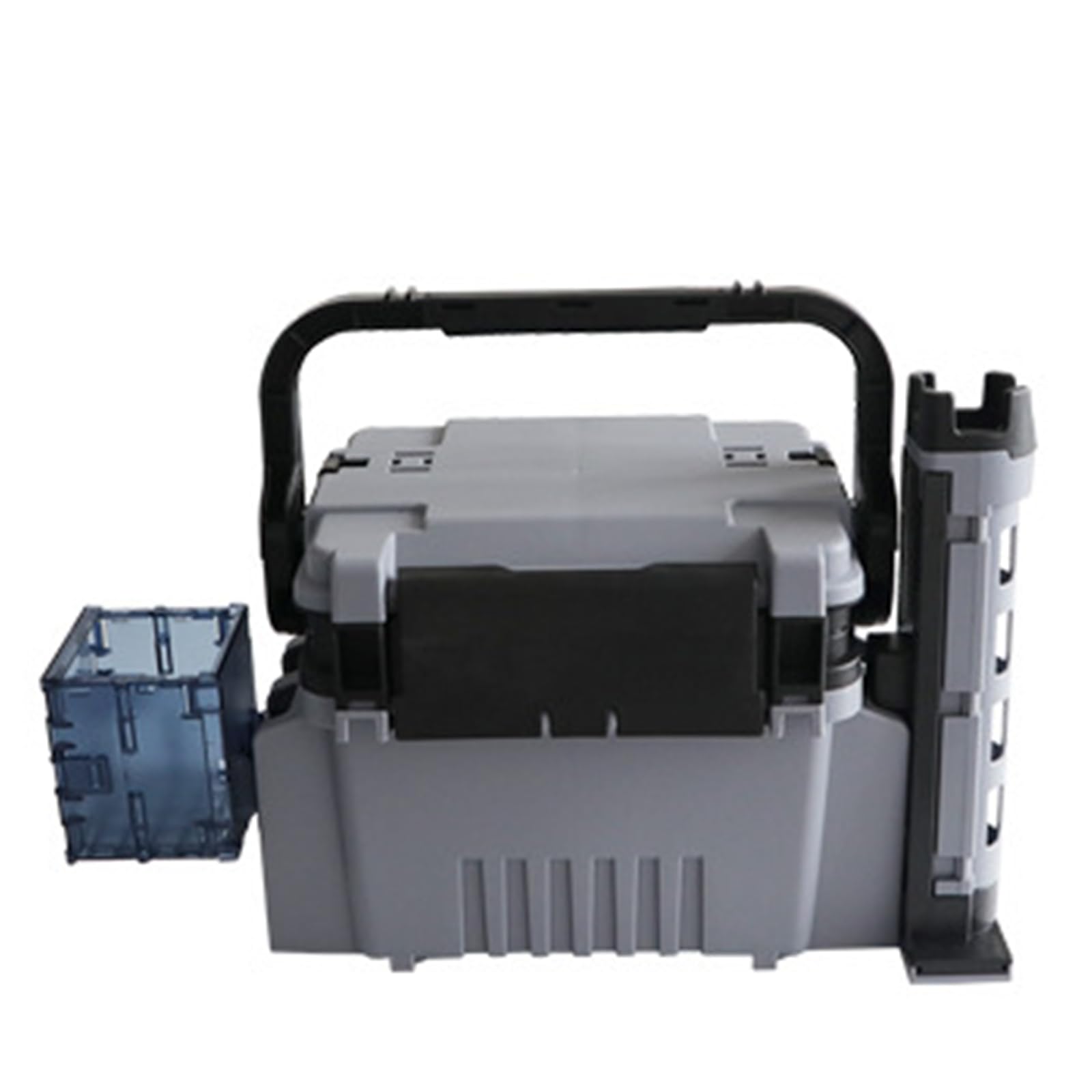 Caja de almacenamiento de pesca multicapa reforzada para señuelos, cebos, anzuelos, aparejos, contenedor de herramientas con asa, organizadores para contenedor de accesorios