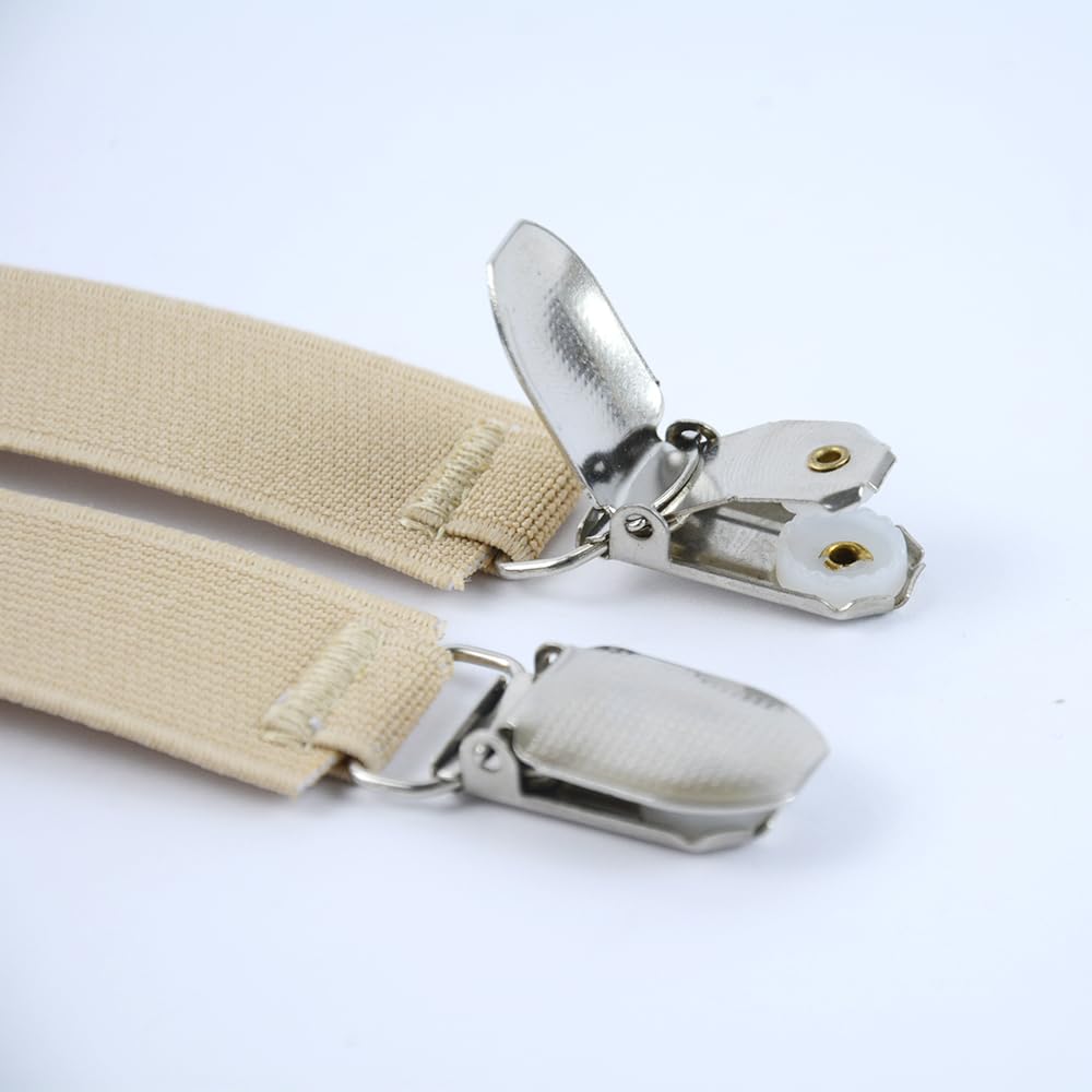 Nuevo 1 par de zapatos elásticos correas de talón cinturones lazos antideslizantes con broche de clip corbata cordones anchos antisueltos para zapatillas sandalias