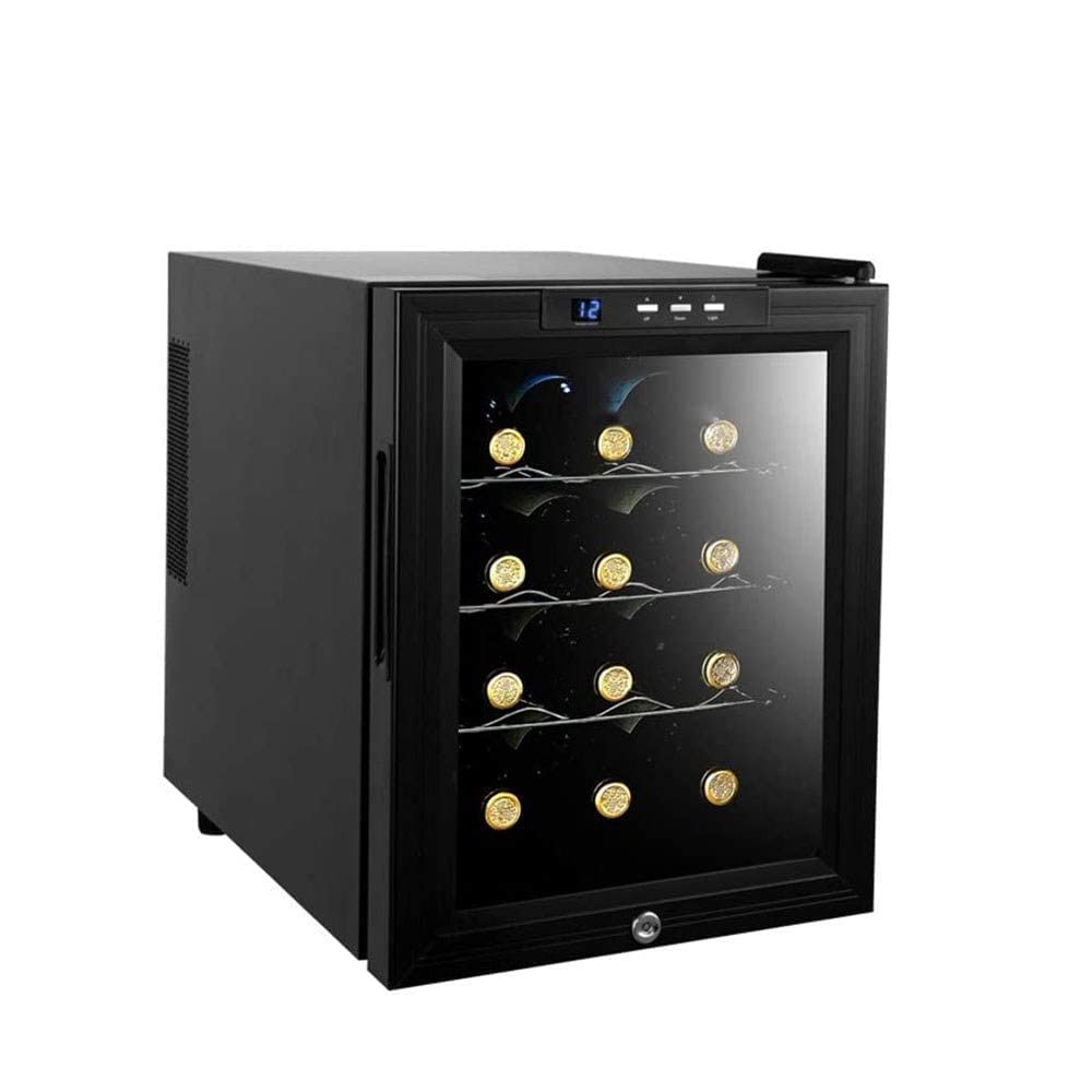 JKSVTF Wine Fridge,12-Bottle Compact Wine Cooler