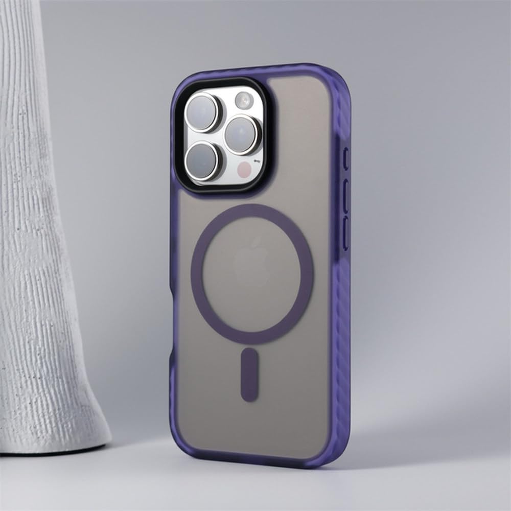Coque magnétique mate pour iPhone 12 Pro Max en voyage