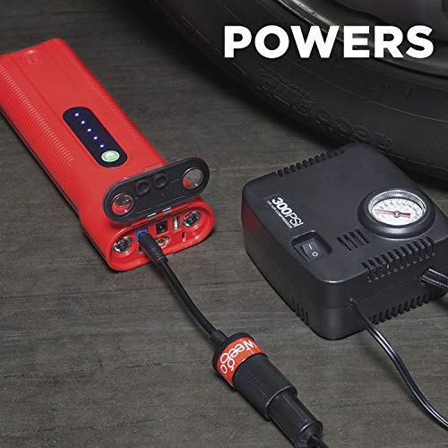 WEEGO 66 Jump Starting Power Pack  2500 Peak Amps 660 Cranking Amps High Performance Lithium Ion Jump Starter Quick Charges Phones 600 Lumen LED Flashlight Water Resistant - Thumbnail 5