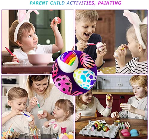 Uova di Pasqua - 24 pezzi di uova di plastica da