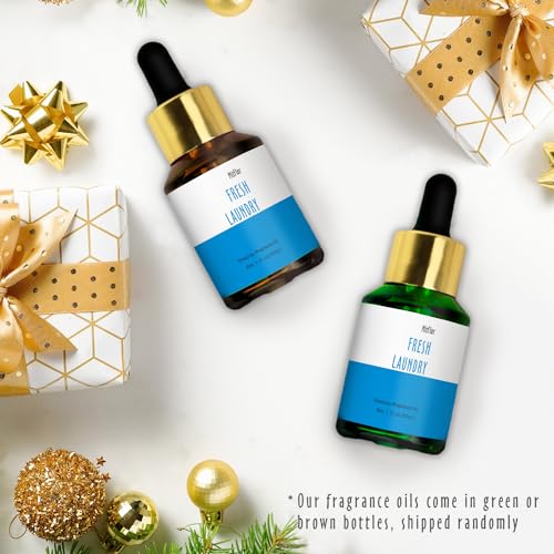Image of Fresh Laundry Fragrance Oil, MitFlor Single Scented Oil, Large Size Premium Grade Fragrance Oil for Soap & Candle Making, Aromatherapy Diffuser Oil, Refreshing Lemony Scent for Home Fragrance, 30 ml