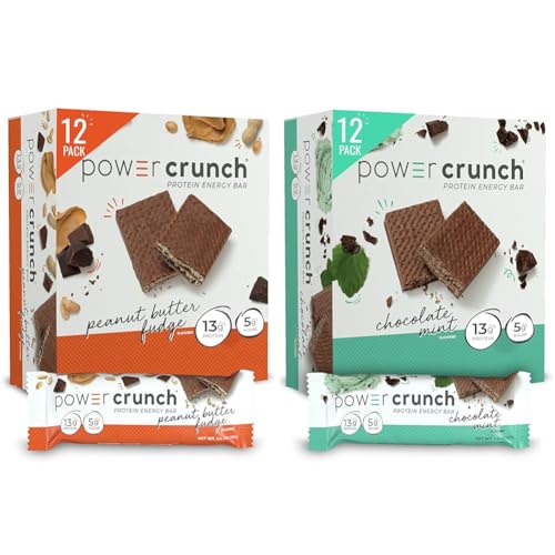 Power Crunch Protein Wafer Bars, High Protein Snacks, 1.4 oz 24 unid miniatura 1