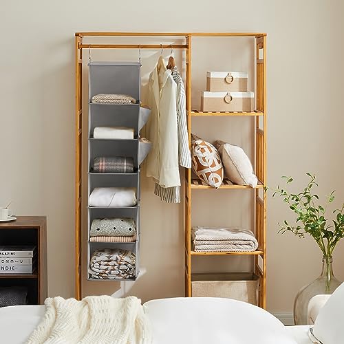 Youdenova Hanging Closet Organizer, 6-Shelf Closet Hanging Storage Shelves thumb #3