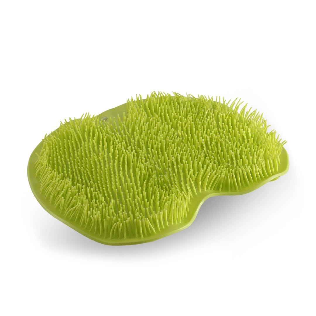 PRIME PICK Shower Foot & Back Scrubber, Silicone Bath Massage Cushion Brush with Suction Cups for Body Scrubber Improve Foot Circulation & Soothes Tired Feet (Pack of 2,Green) (B0CQSXPSMS) Amazon Price History, Amazon Price Tracker