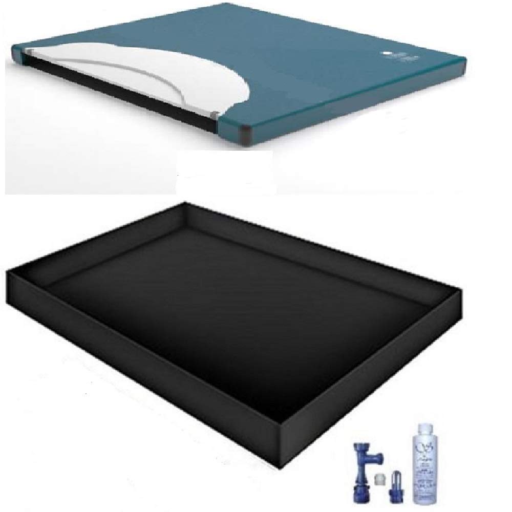 US 70% WAVELESS WATERBED Mattress/Liner/Fill Drain/Conditioner KIT (Super Single 48x84 1US2000S4)