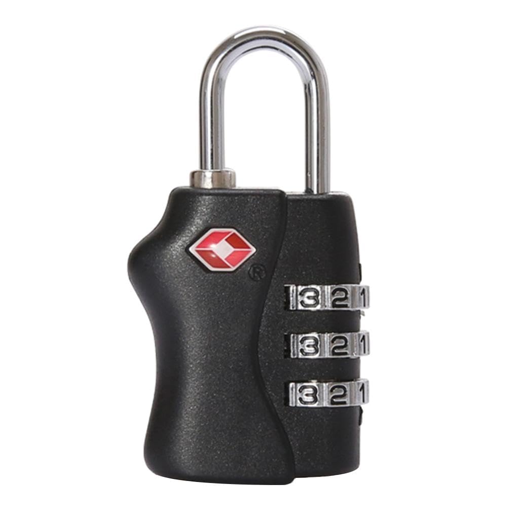 Merishopp TSA Approved 3-Digit Combination Lock Code Travel Bag and Gym Locker | Key Management Supplies Access Control Equipment Facility Maintenance & Safety-image-17