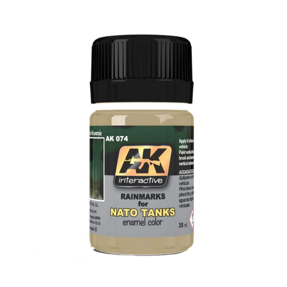 AK-Interactive AK 074, Rainmarks Effects - 35 ML / 1.18 Fl.Oz Jar - Model Building Paints and Tools # AK-074