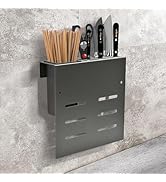 Wall Mounted Knife Storage Box, Multifunctional Chopstick Holder , Suitable for Storing Knives, H...