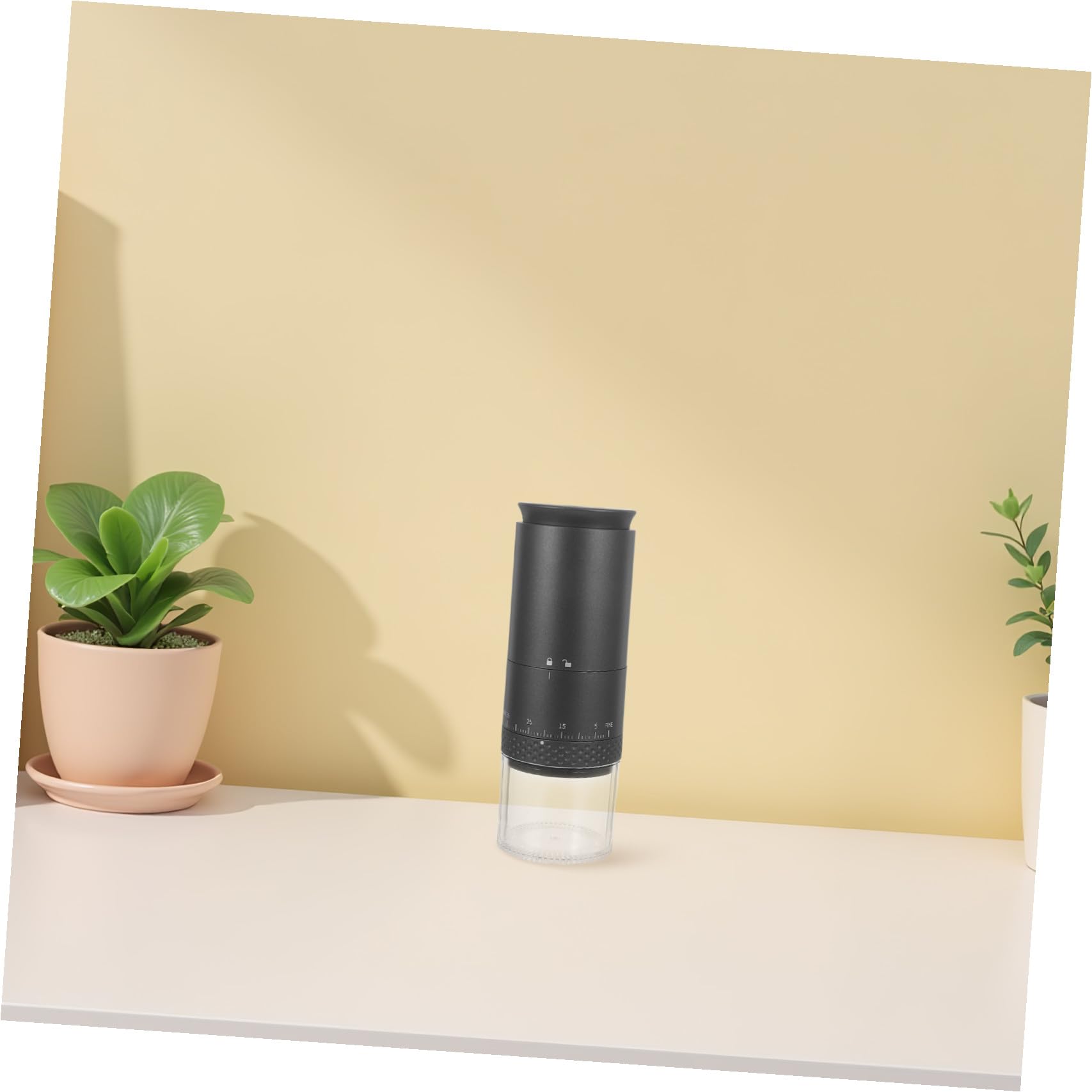 TOPBATHY Molino Eléctrico Compacto para Café y Especias con Tecnología de Molienda Precisa, Capacidad de 25g y Diseño Portátil para Apartamentos Pequeños