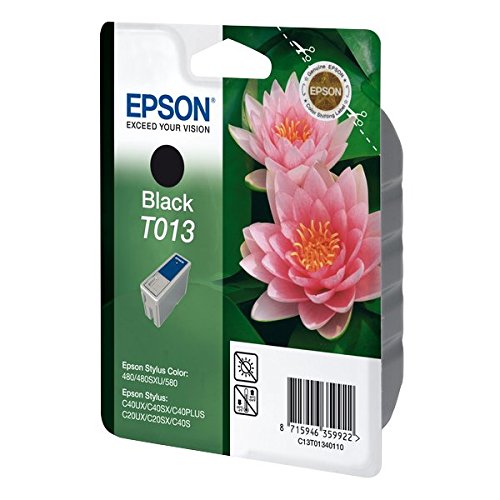 Preisvergleich Produktbild Epson T013 Tintenpatrone Seerose, Singlepack, schwarz