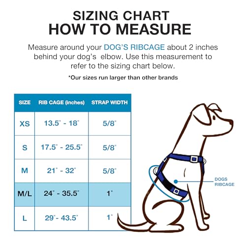 Blue-9-Buckle-Neck-Balance-Harness-Fully-Customizable-Fit-No-Pull-Harness-Ideal-for-Dog-Training-and-Obedience-Made-in-The-USA-Blue-MediumLarge Blue 9 Buckle Neck Balance Harness Fully Customizable Fit No Pull Harness Ideal for Dog Training and Obedience Made in The USA Blue MediumLarge