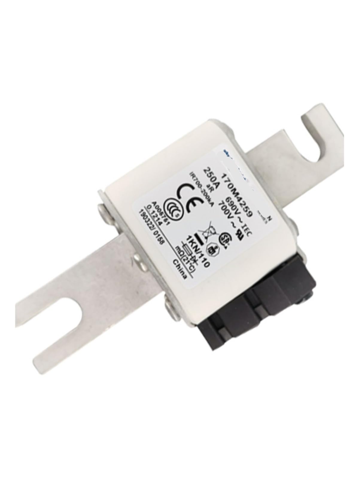 Matériau du fusible 170M4259 cylindrique pour une isolation haute sécurité
