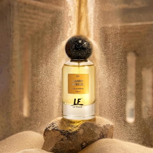 Image of La French Sandy Breeze Unisex Perfume 50ml | Long Lasting Premium Fragrance for Men & Women | Cardamom, Iris & Sandalwood Notes
