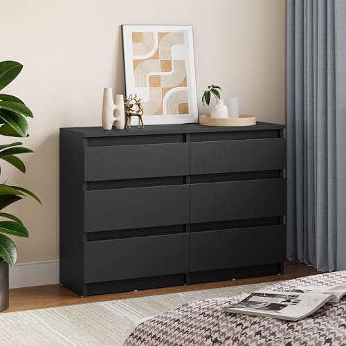 Settimino Alto Como 70 Bianco 6 Cassetti Cassettiera Camera Da Letto Mobile Kit - Foto 4