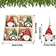 SLshiBo Weihnachtsanhänger Holz Bunt 12 Stück Weihnachtsbaumschmuck zum Aufhängen Holz Weihnachten Anhänger mit Juteschnur, Weihnachtsanhänger für Geschenke, Weihnachtsdeko