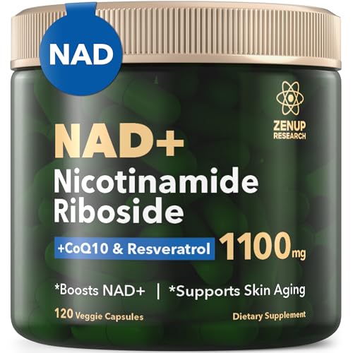 nad supplement research  1100mg liposomal nicotinamide riboside with resveratrol amp quercetin  anti-aging cellular energy mental focus  120 caps