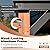 YOLENY 12'x20' Hardtop Gazebo Ultra-Thick Columns and Beams, Gazebo with Wood Grain Aluminum Frame, Galvanized Steel Roof, Permanent Metal Pavilion with Netting and Curtains for Backyard and Patio