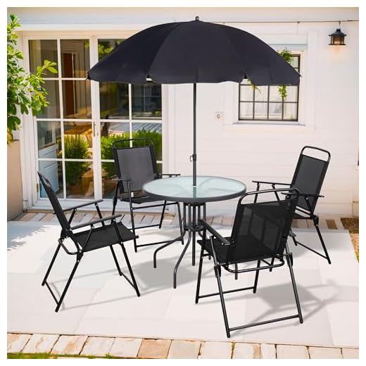 Shintenchi 6-Piece Patio Dining Set