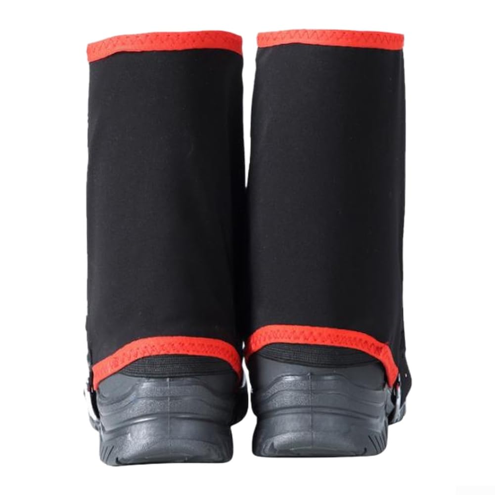 Polainas de Senderismo Nylon Elásticas 29cm Anti-Arena(Red 29 * 44 * 21cm)